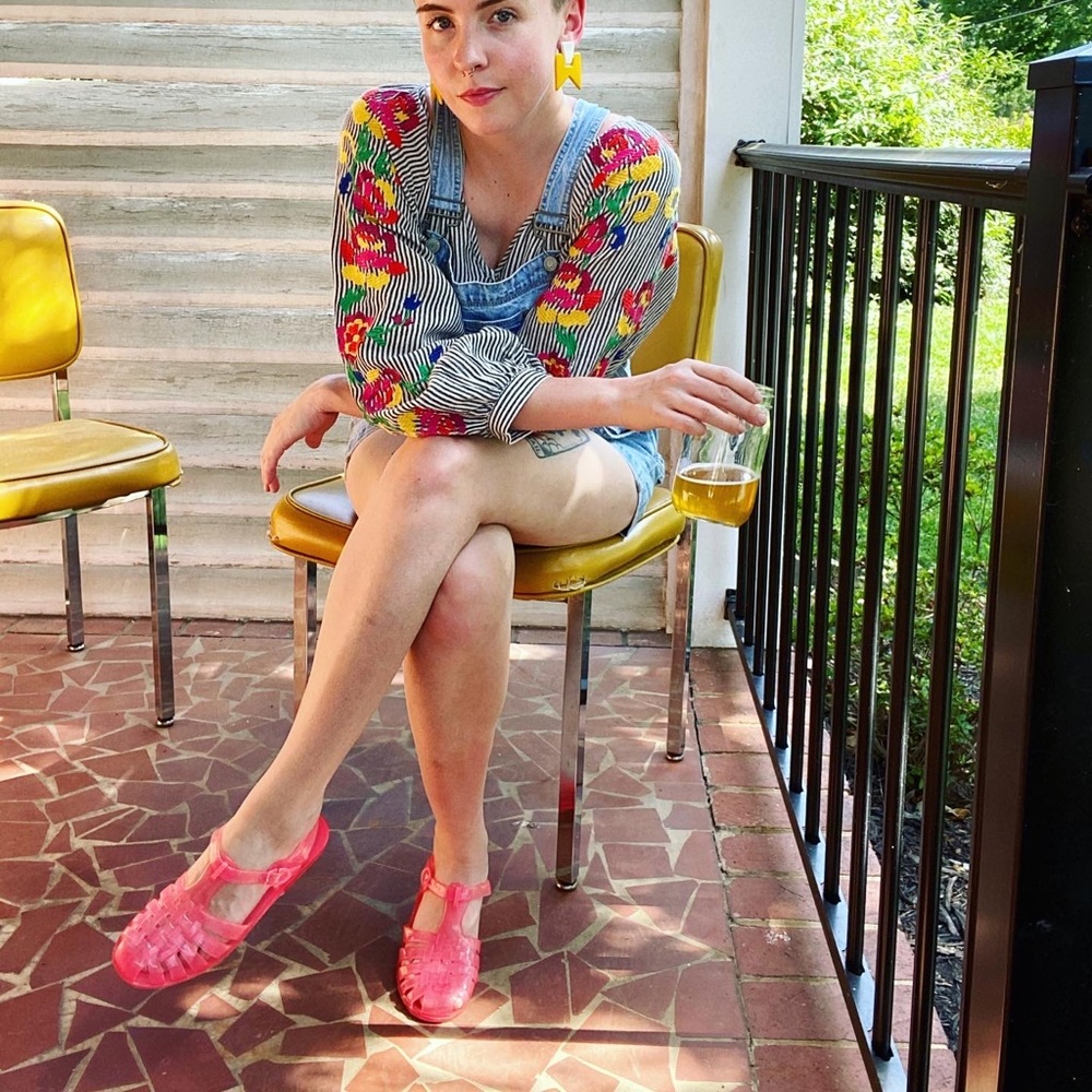 Pink Jelly Sandals